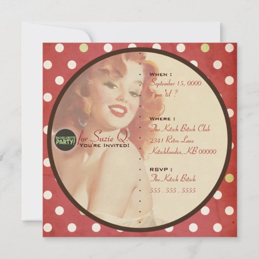 De Kitsch Bitsch : Nog niet gewild! Kaart (Achterkant)