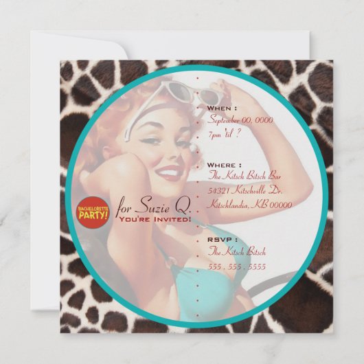 De Kitsch Bitsch : Nog niet gewild! Kaart (Achterkant)