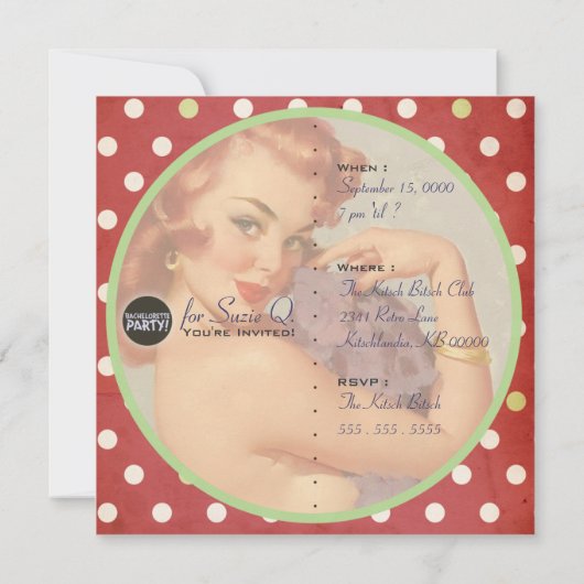 De Kitsch Bitsch : Nog niet gewild! Kaart (Achterkant)