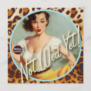 De Kitsch Bitsch : Nog niet gewild! vrijgezellenfe Kaart