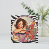 De Kitsch Bitsch : Nog niet gewild! vrijgezellenfe Kaart (Staand voorkant)