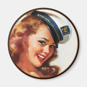 De Kitsch BItsch : Pin-up-portretten Magneet