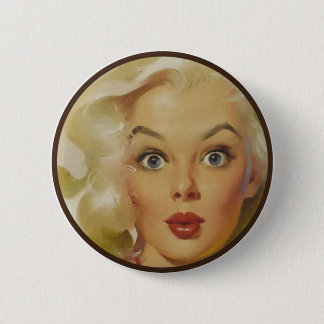 De Kitsch BItsch : Pin-up-portretten Ronde Button 5,7 Cm