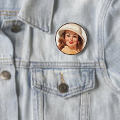 De Kitsch BItsch : Pin-up-portretten Ronde Button 5,7 Cm (In situ)
