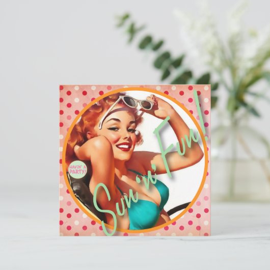 De Kitsch Bitsch : Sun 'n' Fun Kaart (Staand voorkant)