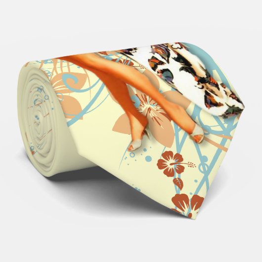 De Kitsch Bitsch : Tattoo Tiki! Stropdas (Opgerold)