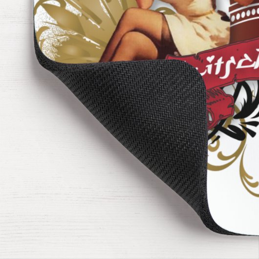 De Kitsch Bitsch : Twee Tattoos pop-up Muismat (Hoek)