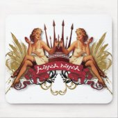 De Kitsch Bitsch : Twee Tattoos pop-up Muismat (Voorkant)