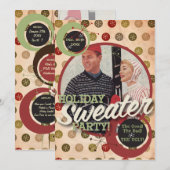 De Kitsch Bitsch : Vakantie Sweater Party. Kaart (Voorkant / Achterkant)