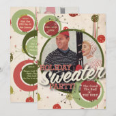 De Kitsch Bitsch : Vakantie Sweater Party. Kaart (Voorkant / Achterkant)