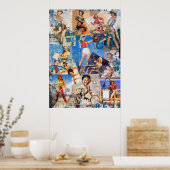 De Kitsch Bitsch: Vernietigde Cowgirl Pin nr. 1 Poster (Keuken)