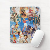 De Kitsch Bitsch : Vernietigde Cowgirl Pin-Ups No. Muismat (Met muis)