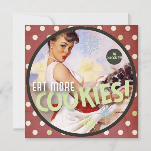 De Kitsch Bitsch: Wees Naughty! Eet meer koekjes! (Voorkant)