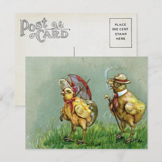 De Kitsch van Pasen Feestdagenkaart (Voorkant / Achterkant)