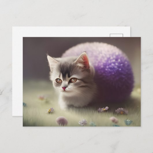 De Kitten-Struik Briefkaart (Voorkant / Achterkant)