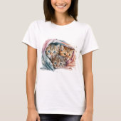 DE KITTENTEN VAN DE CUTE ONDER DE BLANKETS VAN PAS T-SHIRT (Voorkant)
