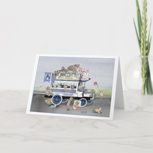 De Kitty Camper Kaart (Voorkant)