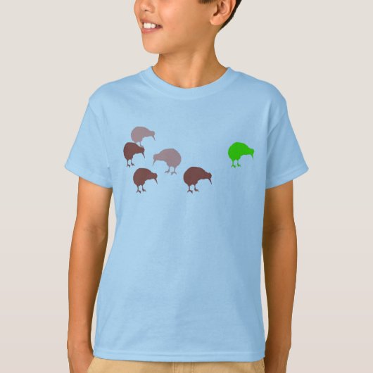 De kiwi. Nationale vogel van.......i dunno T-shirt (Voorkant)