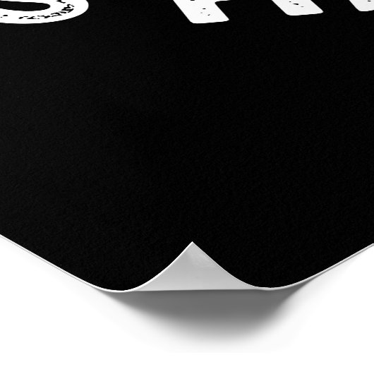 De kiwi tot leven is geluk dat fruit donker wordt. poster (Hoek)