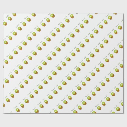 De kiwi-trio cadeaupapier (Vlak)