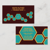 de klantenloyaliteitskaart van honeycomb klantenkaartje (Voorkant / Achterkant)