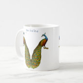 De Klantgerichte Mok van de Vogel van de Kunst van (Voorkant links)