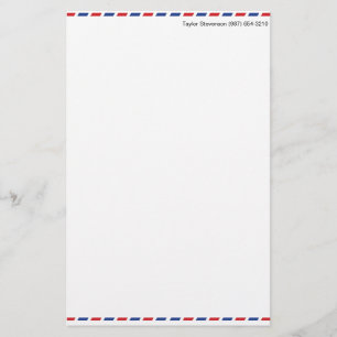 (De klantgerichte) Post van de lucht Briefpapier