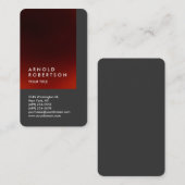 De klap past het Professionele Visitekaartje van d (Voorkant / Achterkant)