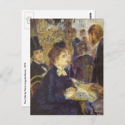 De klap van Pierre Renoir,  impressionisme Briefkaart (Voorkant / Achterkant)