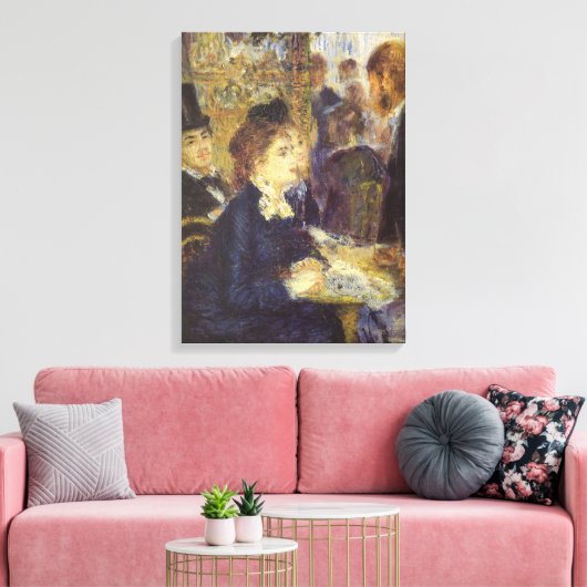 De klap van Pierre Renoir,  impressionisme Canvas Afdruk (Insitu (Woonkamer))