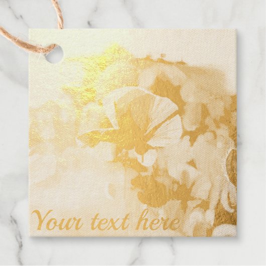 De klaproos huis - olieverfschilderij bedankjes labels (Voorkant)