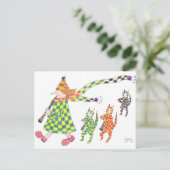 De Klarinet van MadCatWoman & van het Spel van Briefkaart (Staand voorkant)