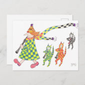 De Klarinet van MadCatWoman & van het Spel van Briefkaart (Voorkant / Achterkant)