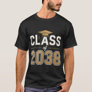 De klas van 2038 groeit mee op de eerste dag t-shirt