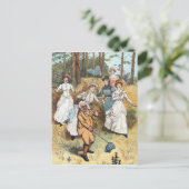 De klas van de professor briefkaart (Staand voorkant)