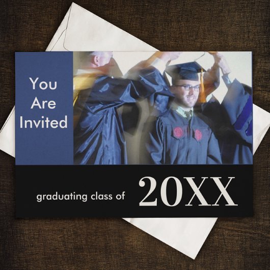 De Klasse afstuderen van Verandering in Huidig Jaa Bedankkaart