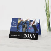 De Klasse afstuderen van Verandering in Huidig Jaa Bedankkaart (Voorkant)