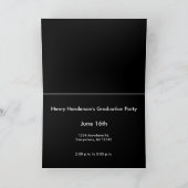 De Klasse afstuderen van Verandering in Huidig Jaa Bedankkaart (Binnen)