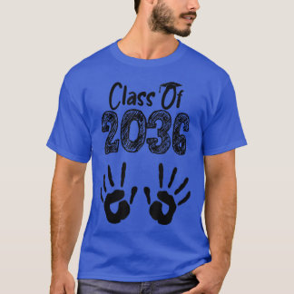 De klasse van 2036 groeit met me handdruk van het  t-shirt