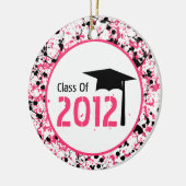 De Klasse van afstuderen van Roze 2012 & de Zwarte Keramisch Ornament (Links)