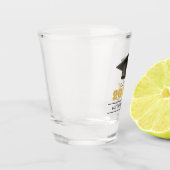 De Klasse van de Naam van de douane van Afstuderen Shot Glas (Links)