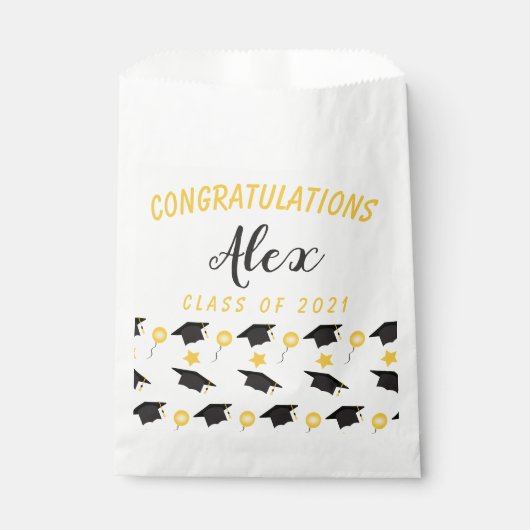 De klasse van felicitaties van Afstuderen naam aan Bedankzakje (Voorkant)