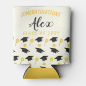 De klasse van felicitaties van Afstuderen naam aan Blikjeskoeler (Voorkant)