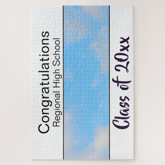 De Klasse van felicitaties van het Malplaatje van  Legpuzzel (Verticaal)