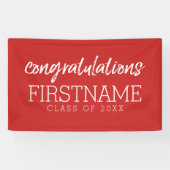 De Klasse van felicitaties van Jaar - kan Rood uit Spandoek (Horizontaal)