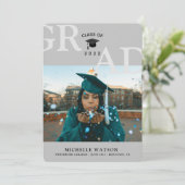 De Klasse van het afstudeerder van de Aangepaste F Aankondiging (Staand voorkant)