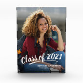 De Klasse van het afstudeerder van het Moderne Wit Fotoblokken (Voorkant)