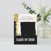 De klasse van het Afstuderen van de Senior van de  Uitnodiging Briefkaart (Staand voorkant)