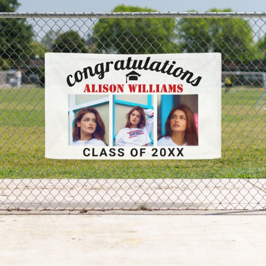 De klasse van het afstuderen van gelukwensen van r spandoek (Insitu)