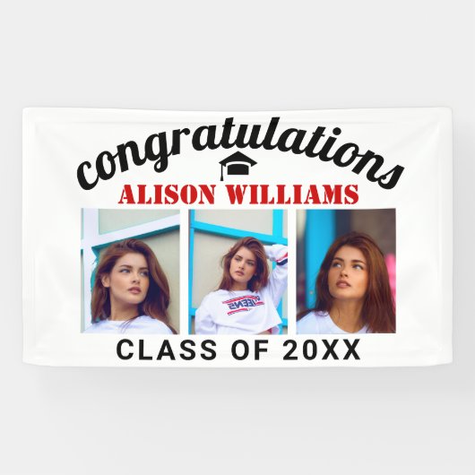 De klasse van het afstuderen van gelukwensen van r spandoek (Horizontaal)